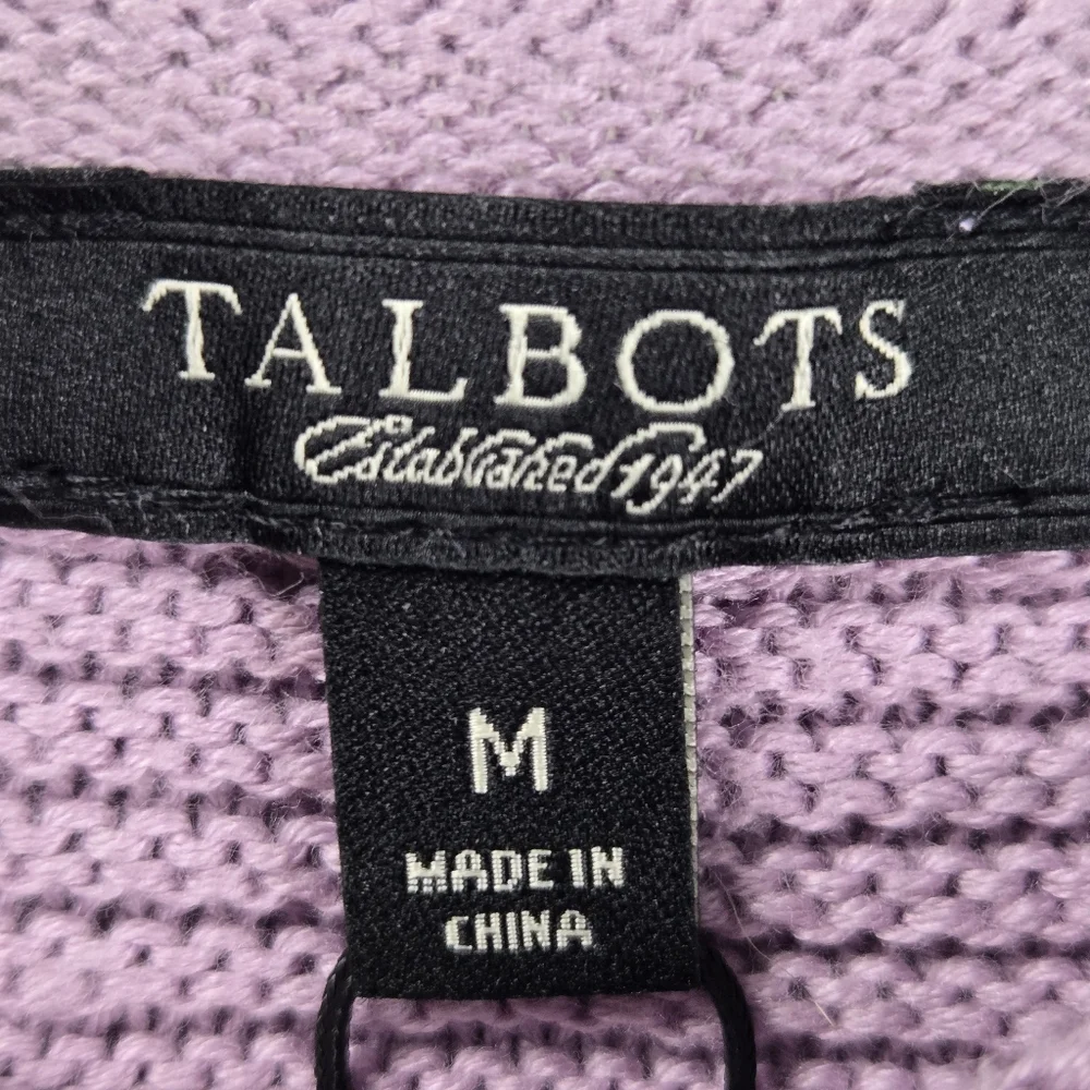 Talbots Lavender Purple Ribbed Knit Sweater‎